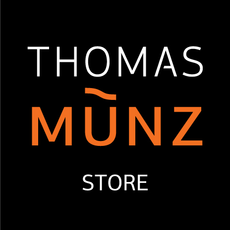логотип магазина THOMAS MUNZ — магазин обуви и аксессуаров европейских брендов.