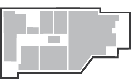 Одинцово, торговый центр «Вестор», план этажа 2